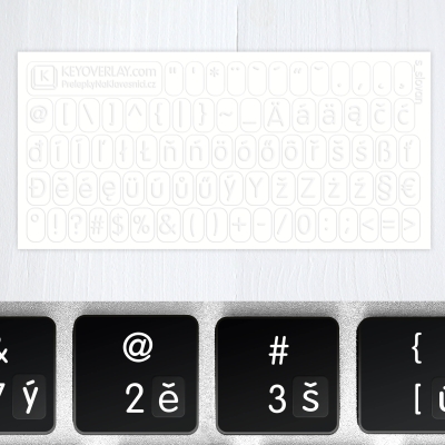 t czech keyboard white new2
