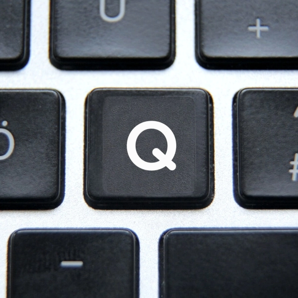 English BIG Letters Keyboard Stickers (US extended) on Black Background