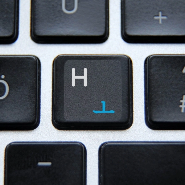 Korean & English non transparent keyboard stickers (Hangul)