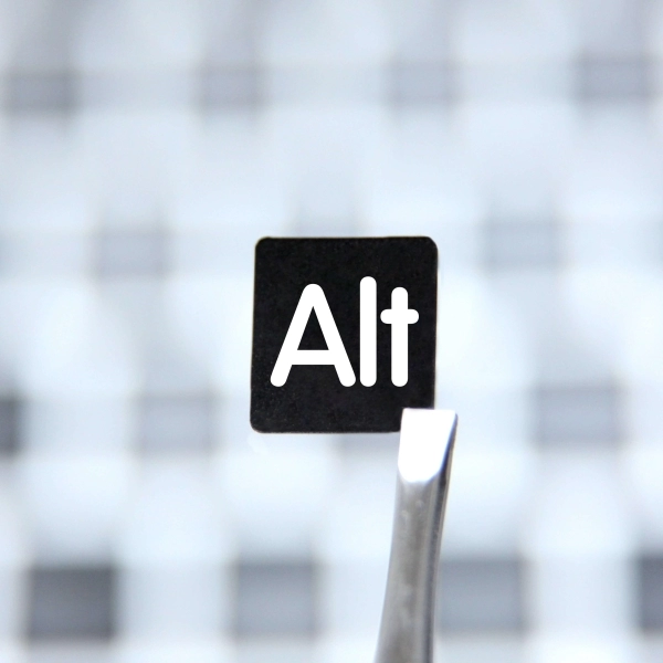 BIG Modifier & Function Signs – Nontransparent Stickers for Black Keyboards