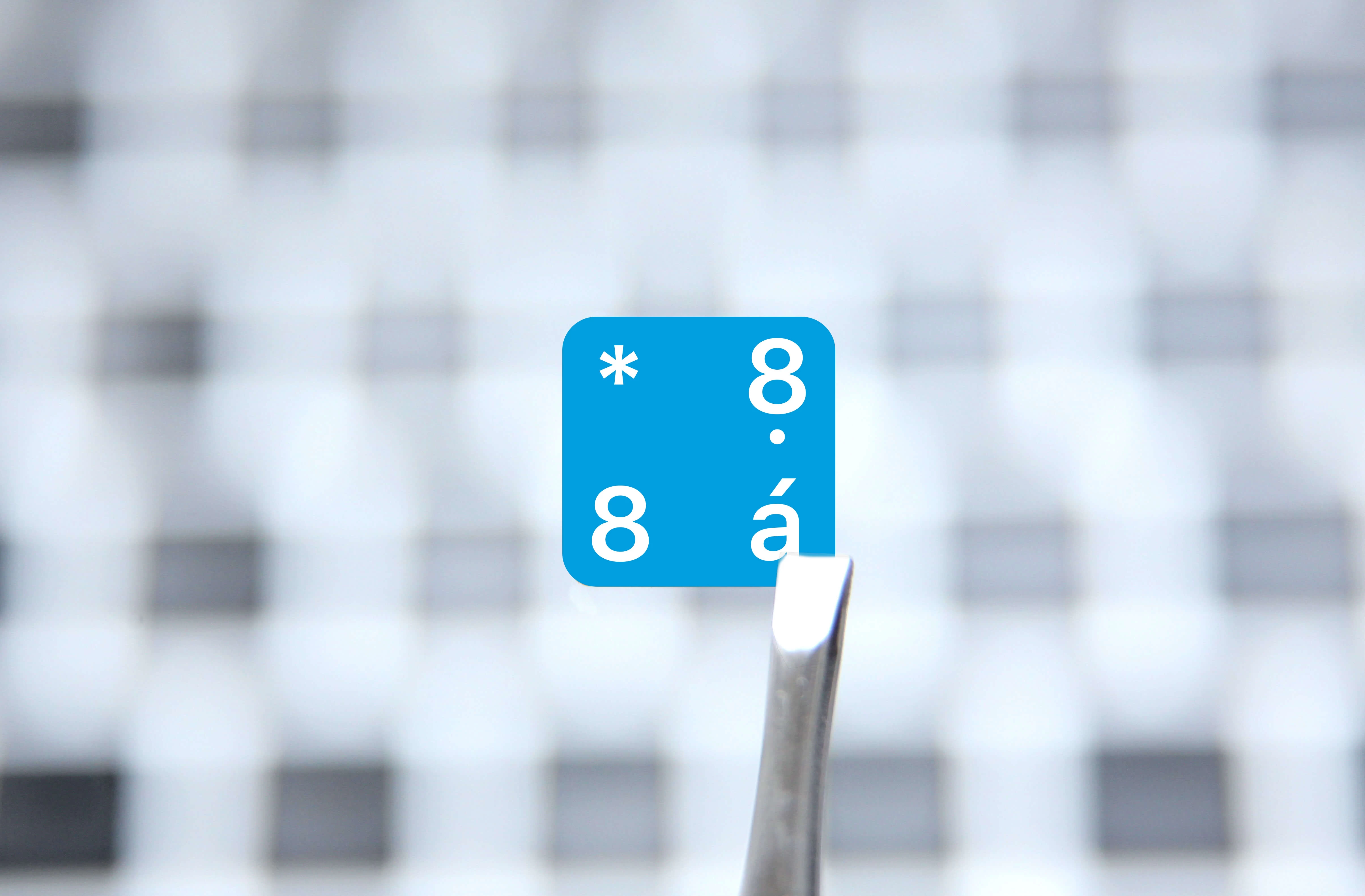 Learn Touch Typing Czech, English, Slovak Keyboard stickers