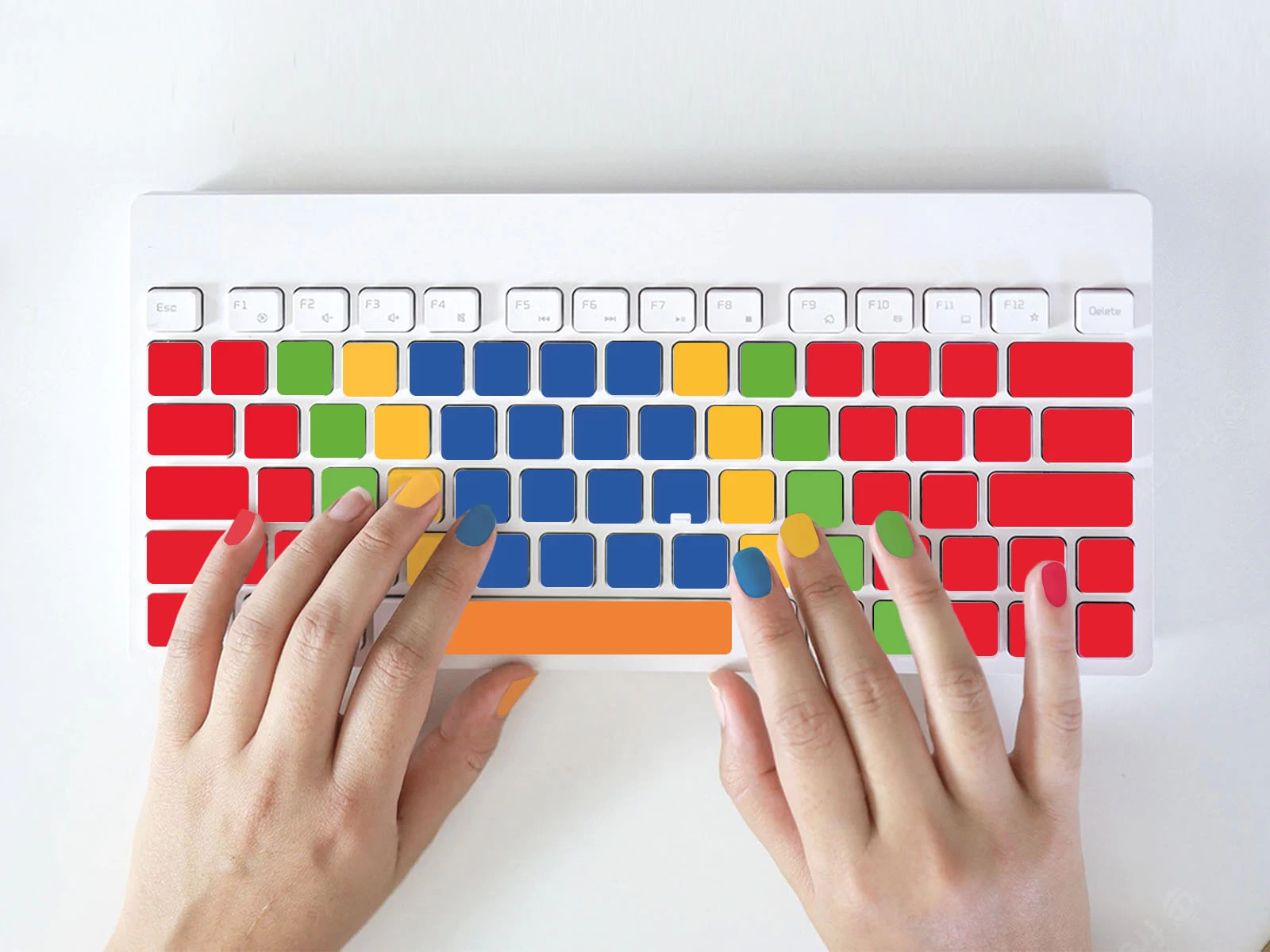 Blank Color Learning keyboard stickers 