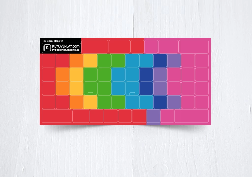 Blank Color Learning keyboard stickers 