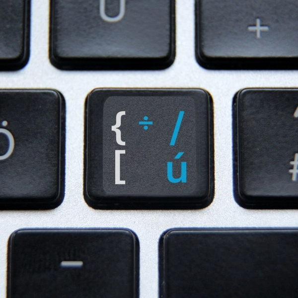 Czech & English nontransparent keyboard stickers (abridged version)