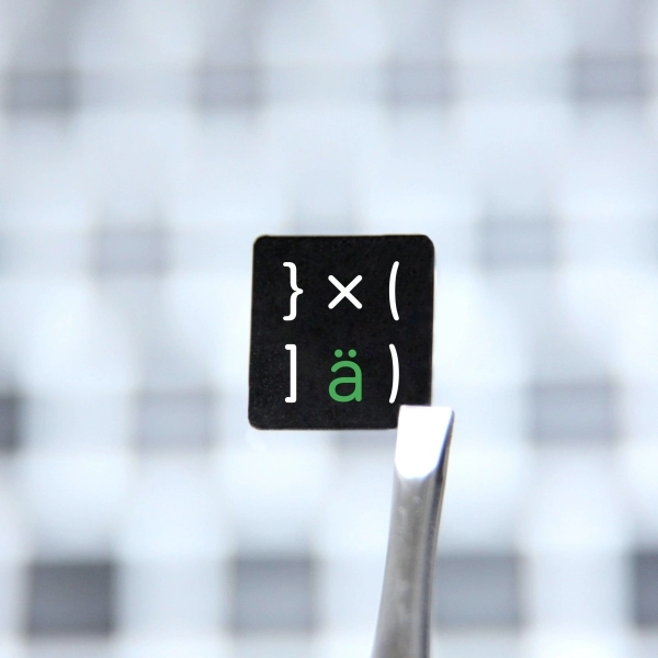 Czech, English and Slovak non transparent keyboard stickers (extended version)