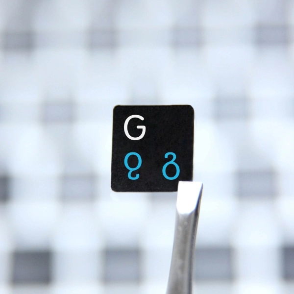 Georgian & English non transparent keyboard sticker