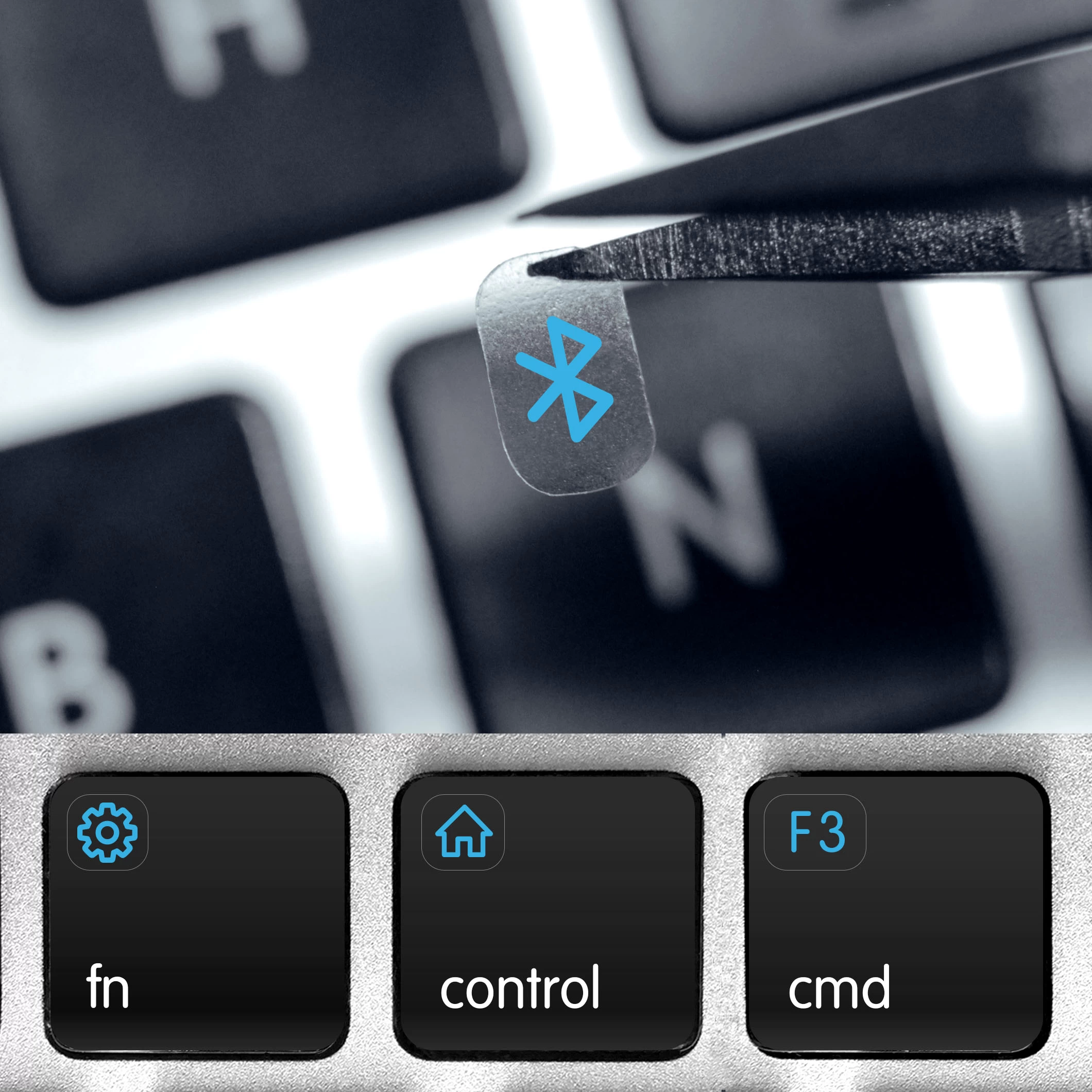 Functional, Navigation, and Gaming Symbols on Backlit Keyboards for Edits and Games