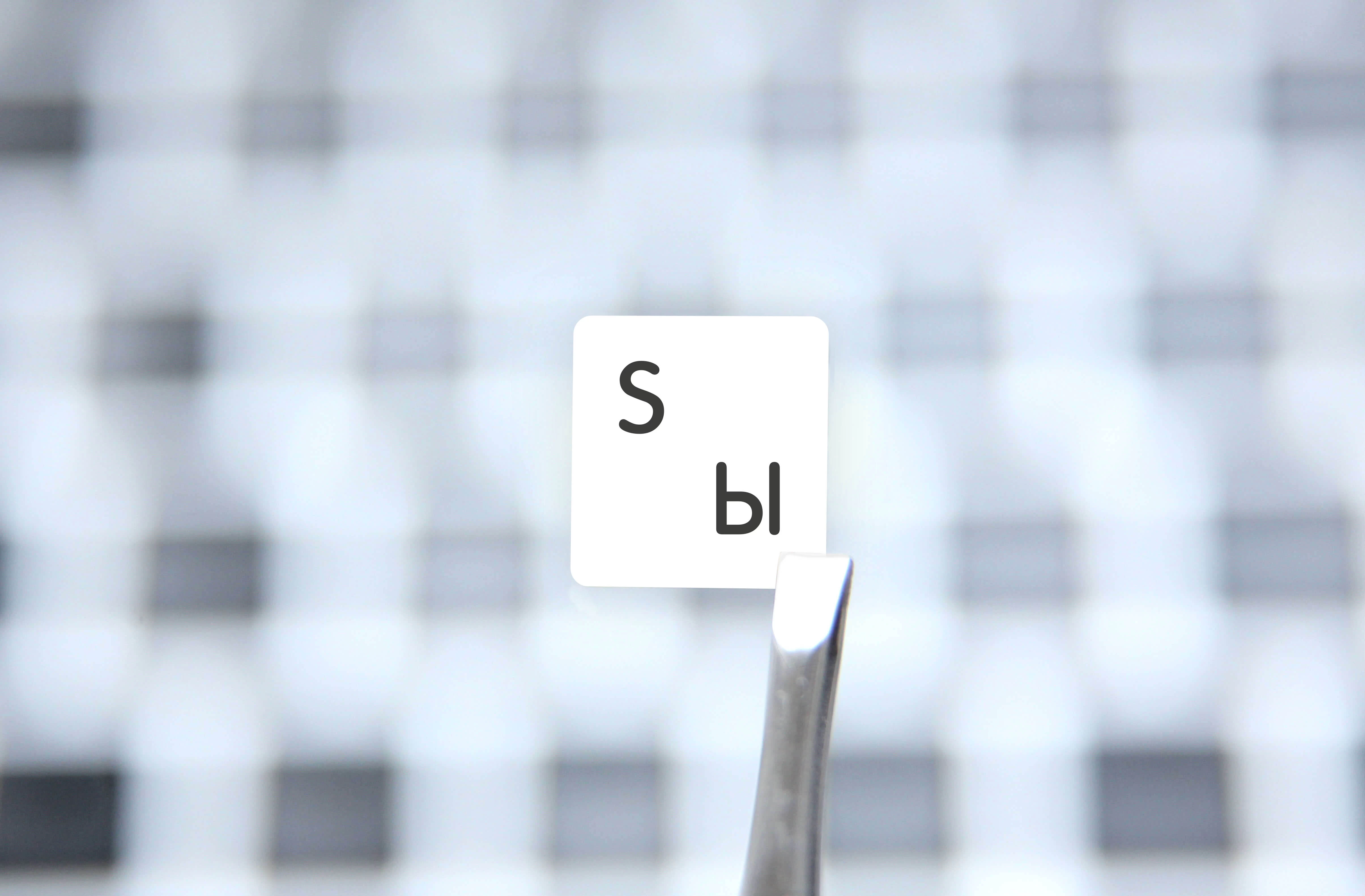 Russian, English non transparent keyboard stickers on white background