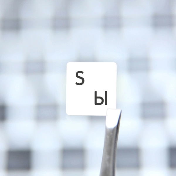 Russian, English non transparent keyboard stickers on white background