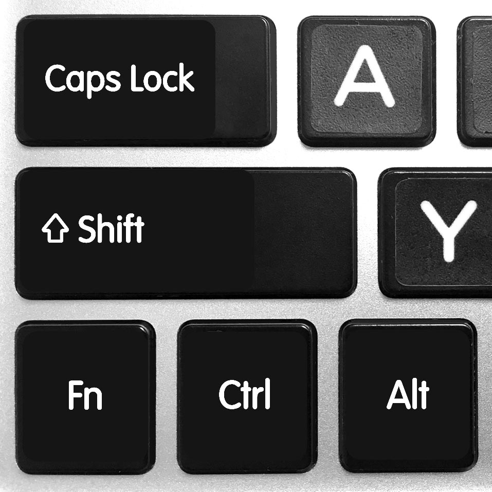 Modifier & Function Keys Stickers for Keyboards (extended version)